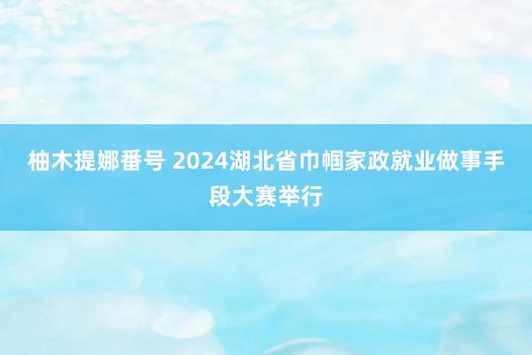 柚木提娜番号 2024湖北省巾帼家政就业做事手段大赛举行