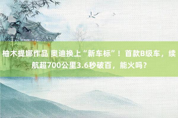 柚木提娜作品 奥迪换上“新车标”！首款B级车，续航超700公里3.6秒破百，能火吗？