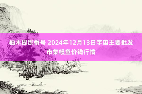 柚木提娜番号 2024年12月13日宇宙主要批发市集鳗鱼价钱行情