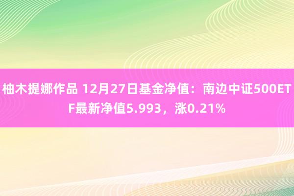 柚木提娜作品 12月27日基金净值：南边中证500ETF最新净值5.993，涨0.21%