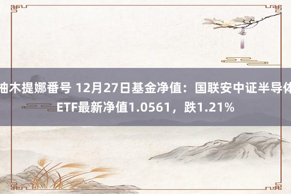 柚木提娜番号 12月27日基金净值：国联安中证半导体ETF最新净值1.0561，跌1.21%