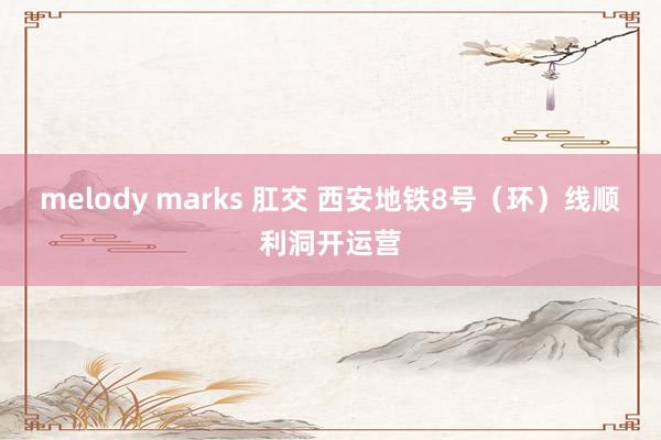 melody marks 肛交 西安地铁8号（环）线顺利洞开运营