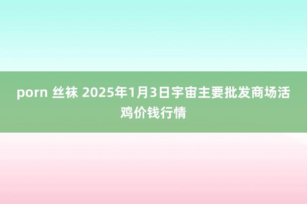 porn 丝袜 2025年1月3日宇宙主要批发商场活鸡价钱行情