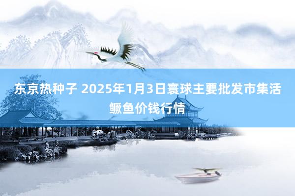 东京热种子 2025年1月3日寰球主要批发市集活鳜鱼价钱行情