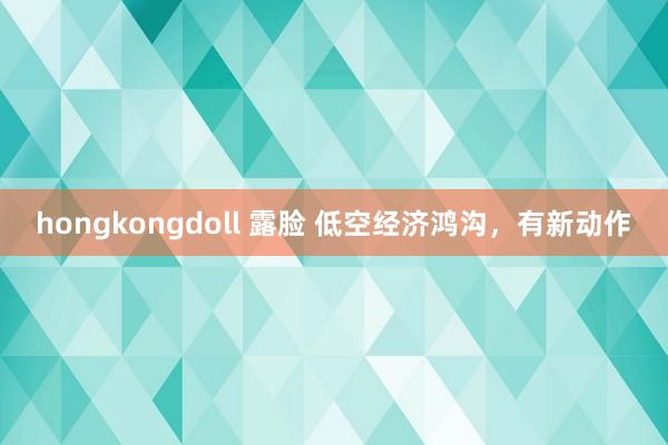 hongkongdoll 露脸 低空经济鸿沟，有新动作