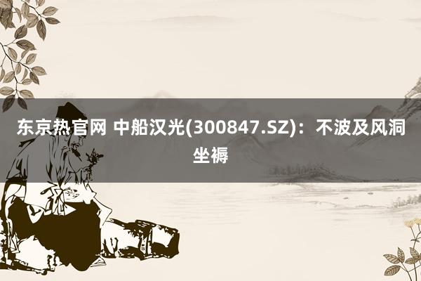 东京热官网 中船汉光(300847.SZ)：不波及风洞坐褥